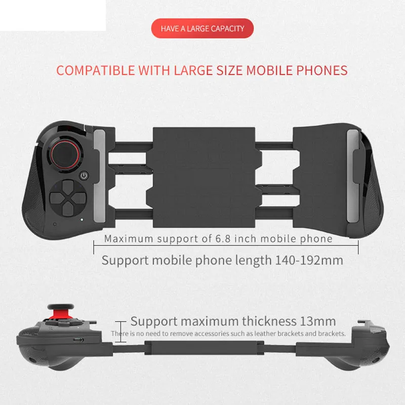 Беспроводной Bluetooth игровой коврик VR Телескопический контроллер Джойстик для iPhone Android Мобильный джойстик