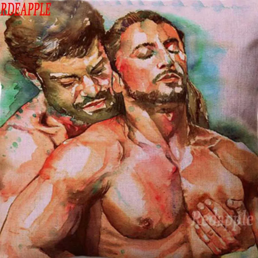 

Diamond painting man gay kiss pattern 5d Diamond picture Full Squareround DIY Embroidery mosiac bedroom decoration paintings