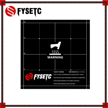 

Heat Hot Bed Sticker Coordinate Printed 220x220mm Surface Build Sheet Plate For Anet A6 A8 Tarantula Ender 5 3D Printer Parts