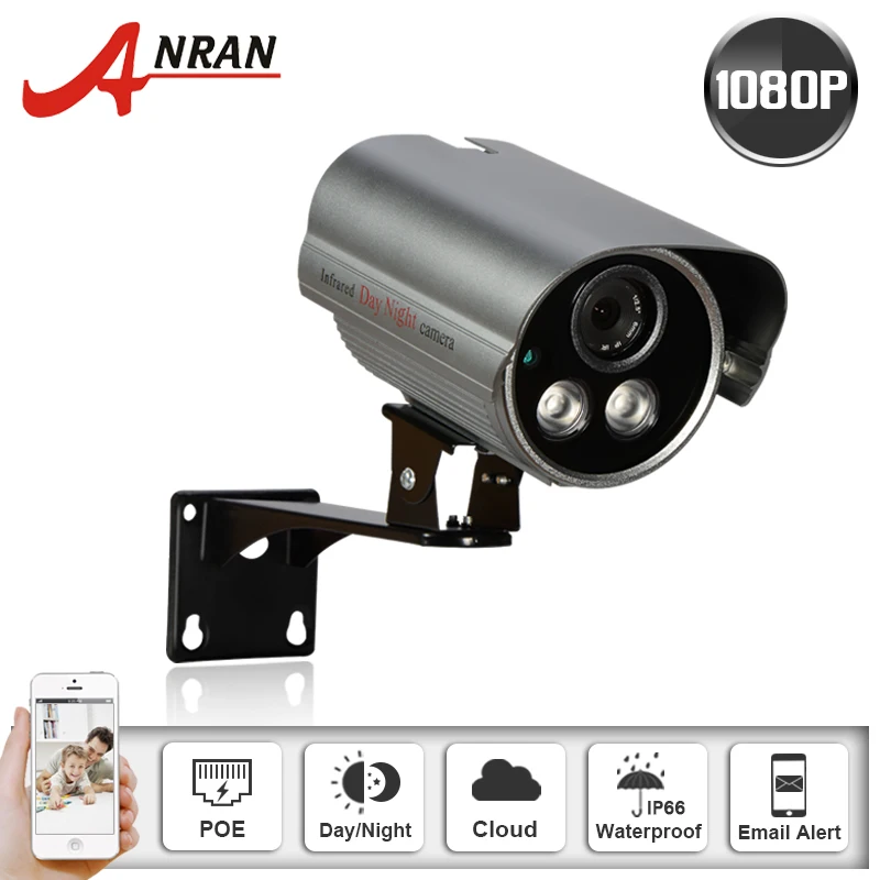 HD 2.0Megapixel 1080P Onvif Outdoor Day Night Vision Wireless WIFI Network IP Camera Security CCTV Camera With Remote