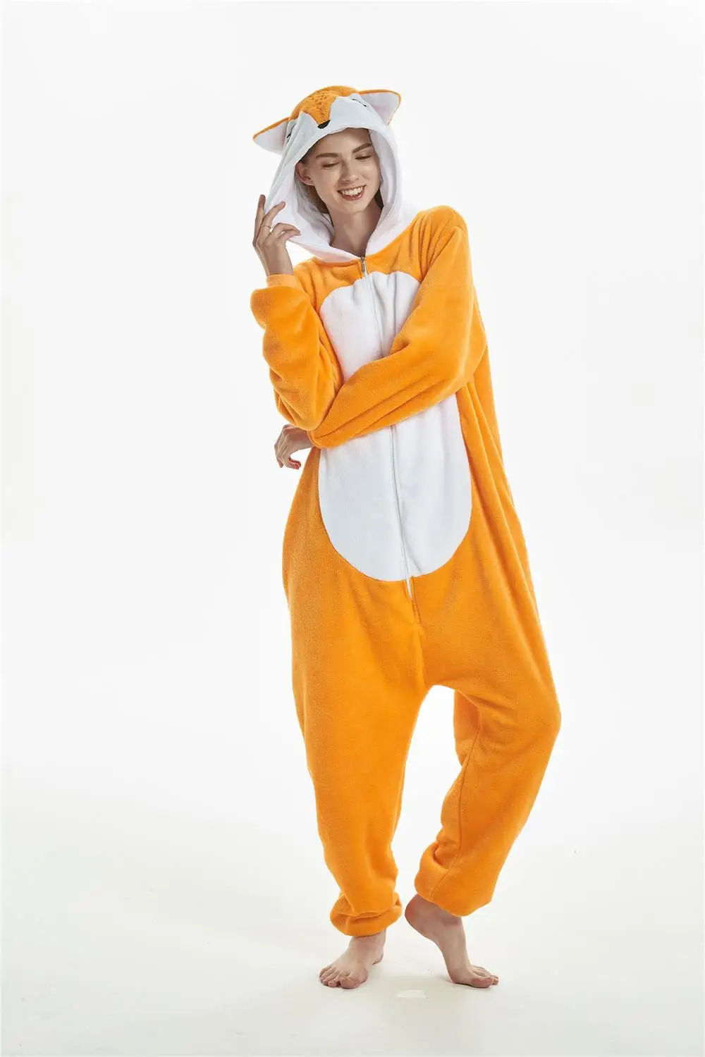 

Kigurumi New Fox Onesies Adult Children Animal Pajama Cosplay Costume Sleepwear Panda Dragon Totoro Unicorn Raccoon Onesie