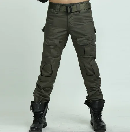 Мужские военные тактические штаны черные мульти-карманные боевые брюки страйкбол Пейнтбол брюки карго для охоты рыбалки брюки мужские