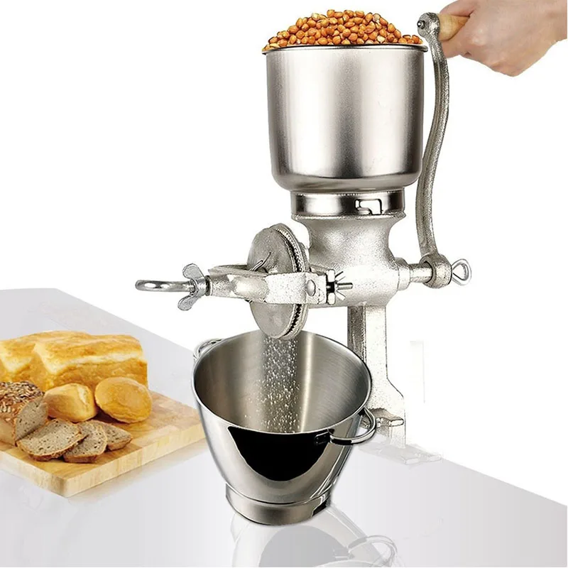 Household manual grinder hand shake food corn coffee bean grinder stainless steel grinder manual coffee bean grinder