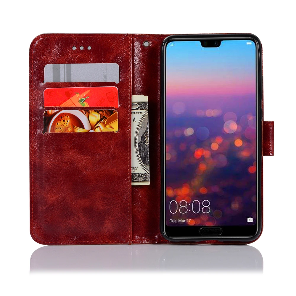 Модный чехол кошелек для Huawei P20 /P20 Pro Lite /Nova 3E телефона с подставкой