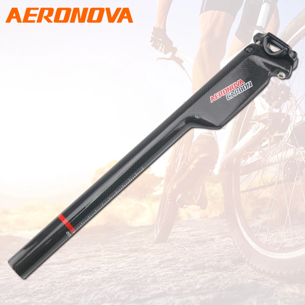

AERONOVA Bicycle Seat post 250 - 400mm Seatpost for bicycle Aluminum top seat post carbon 27.2 road carbon seatpost