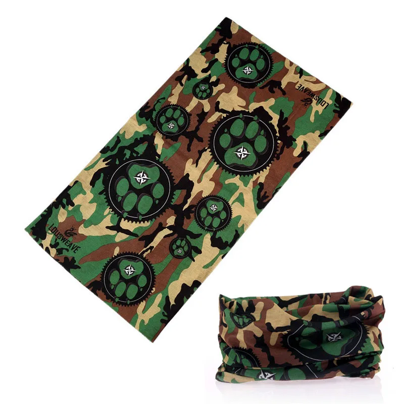 Motorcycle Skull Magic Scarf for Hiking Tactical Men Women Scarves Reversible Bandanas Camo 3D Turban Hand Band Headband buffe - Цвет: 3627