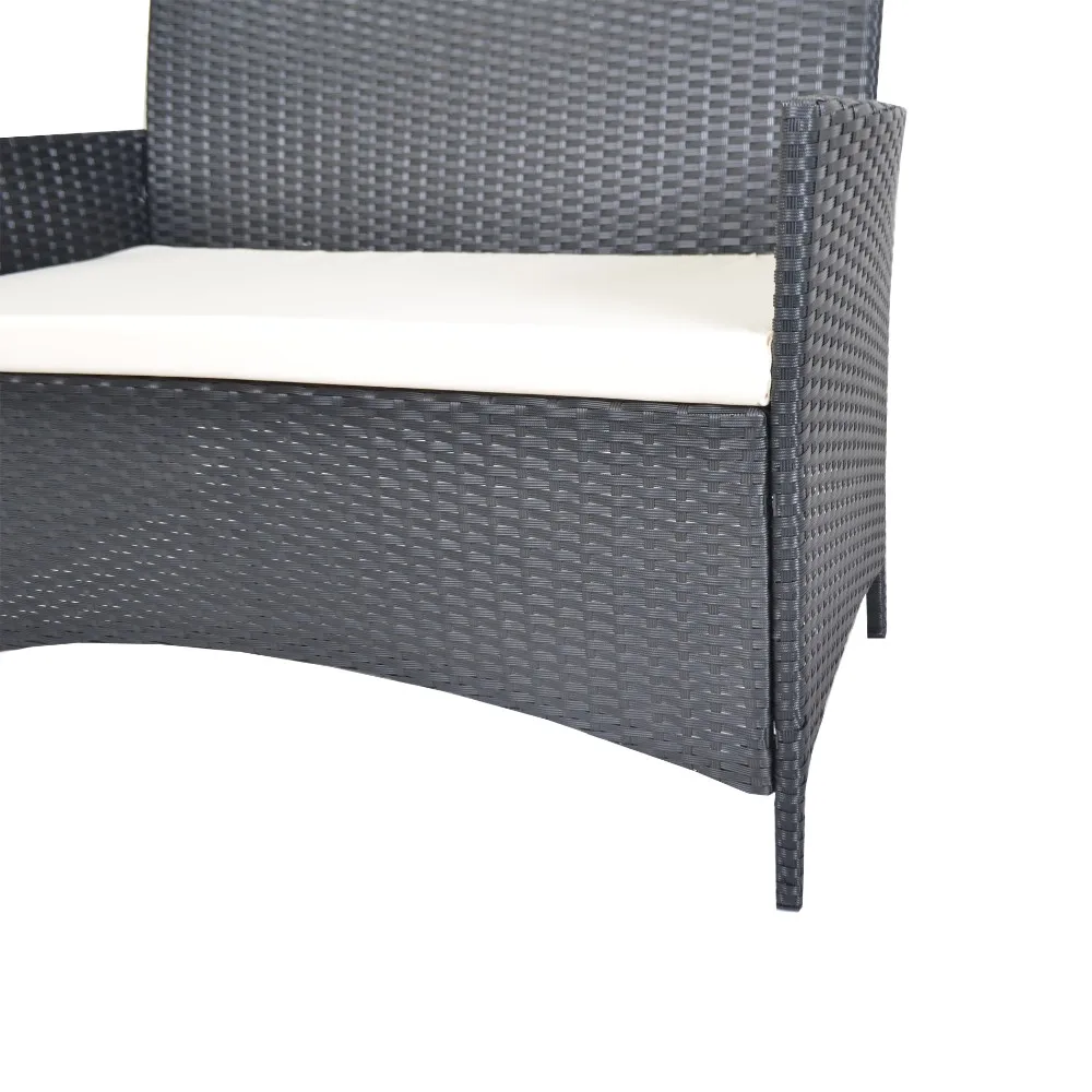 Compact 4pcs White Cushioned Outdoor Patio Furniture PE Rattan Compact 4pcs White Cushioned Outdoor Patio Furniture PE Rattan Wicker Set Black-in Garden Sets from Furniture on Aliexpress.com | Alibaba Group - Compact 4pcs White Cushioned Outdoor Patio Furniture PE Rattan