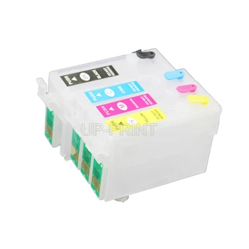 

UP 5sets T1381 -T1384 compatible for Epson NX420 TX420W TX235 TX430W NX230 Workforce 320 630 633 435 Refillable ink CARTRIDGES