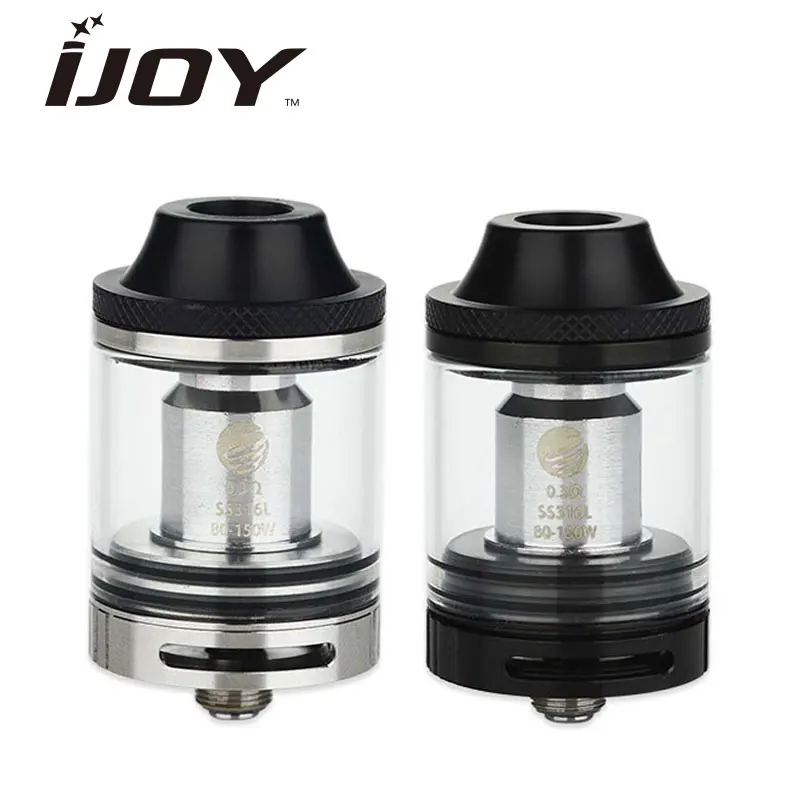 Оригинал IJOY Tornado 150 Sub Ом и RTA бак 4,2 мл емкость Subohm Ремонтопригодный атомайзер с 150 Ом/RTA катушки 40-Вт