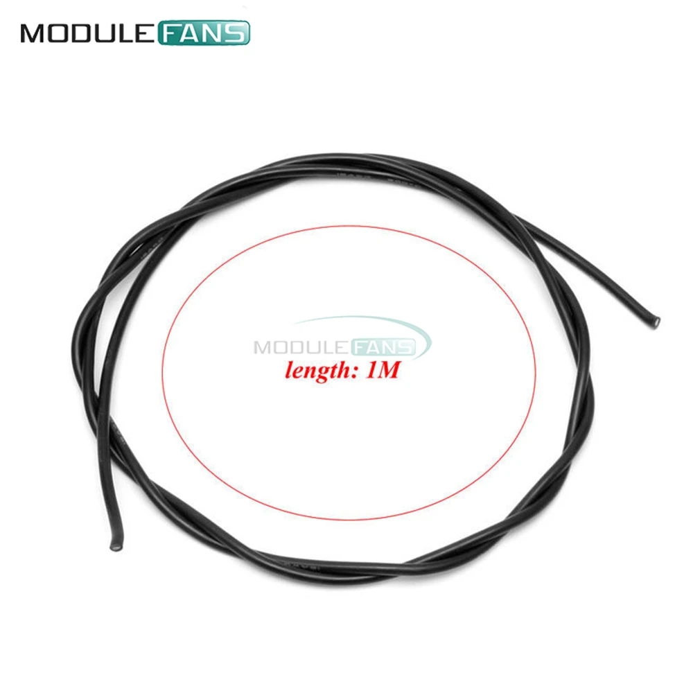 Красный черный 16 AWG калибровочный провод гибкие многожильные медные кабели с