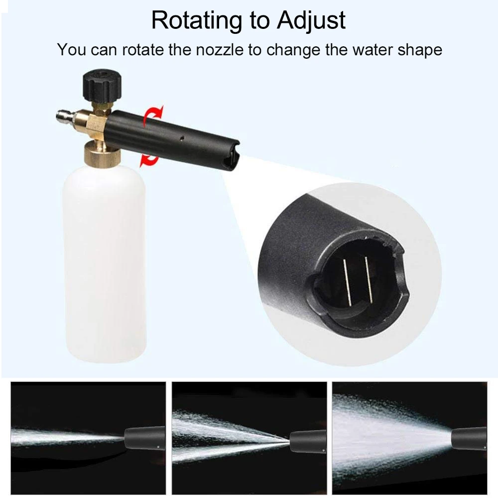 Quick Release Car Washer Sprayer Copper Extension High Pressure Washer Machine Foam Cleaner for Car Care Washing Quick Release Car Washer Sprayer Copper Extension High Pressure Washer Machine Foam Cleaner for Car Care Washing