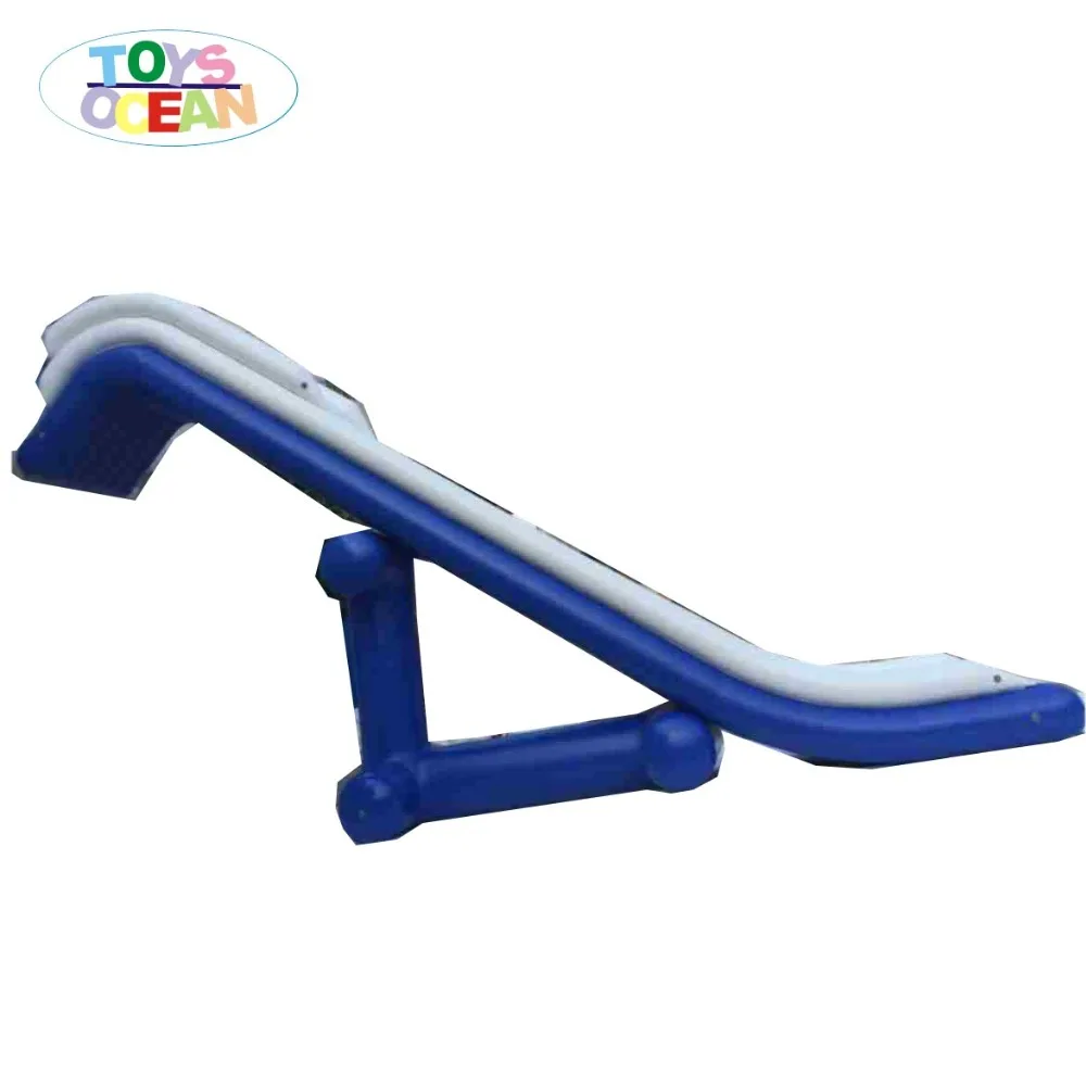 

Giant air yacht slide inflatable water game slide on sea customize size as you want