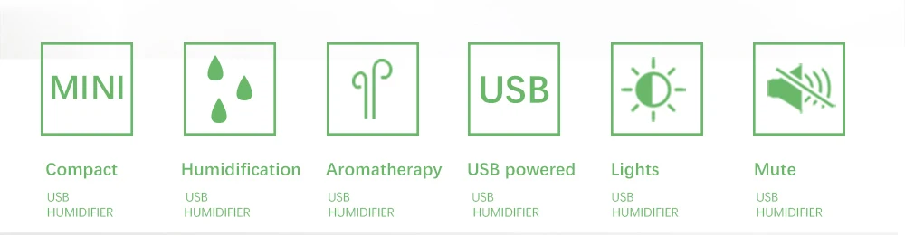 Портативный USB увлажнитель воздуха диффузор эфирного масла с красочным Светодиодный очиститель воздуха для домашнего офиса Ароматерапия