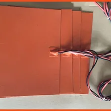 Силиконовый riscaldamento pad riscaldatore 220 В 600 Вт 400*400 мм на stampante 3d letto calore гибкий нагревательный элемент Масляный нагреватель