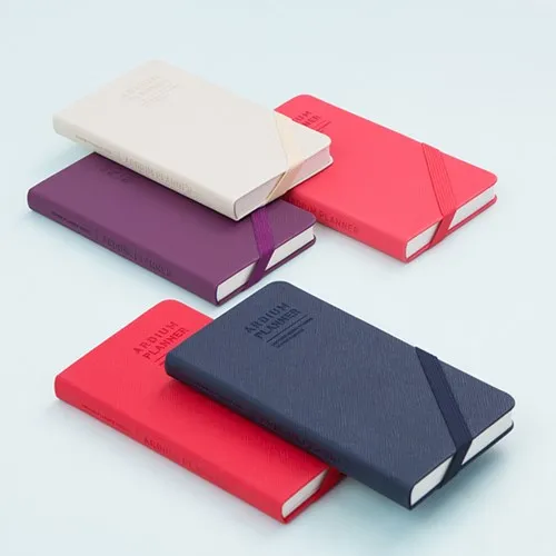

Business Fashion Pure Color Band Pocket Journal 2018 Weekly Planner 192P Portable Work Study Scheduler Gift
