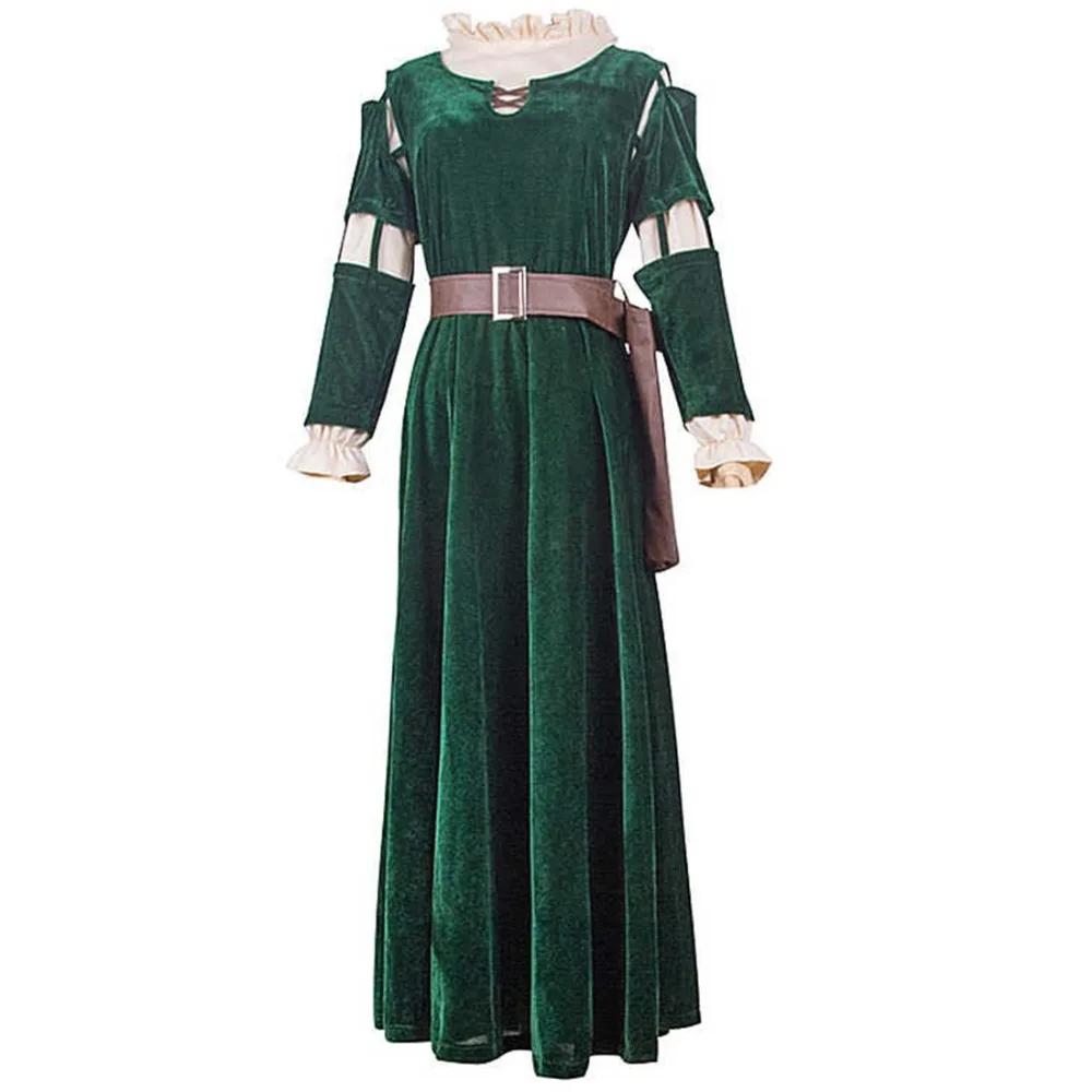 

2018 Brave Movie cosplay Princess Merida Cosplay Costume Outfit Halloween party princess cosplay clothes For Girl Fancy drama