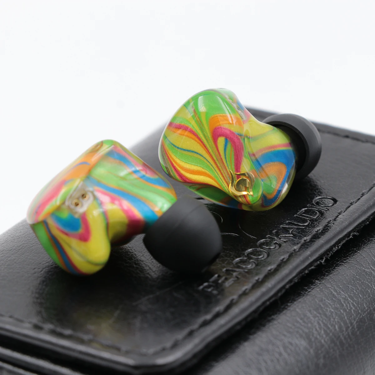 Peacockaudio Peacock аудио P1 Динамический драйвер в ухо наушники HiFi ручной работы IEM 0,78 мм кабель IPX6 Водонепроницаемый 4,1 Bluetooth