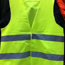 Детская одежда светоотражающий жилет 1 шт. высокая видимость жилет для предупреждение безопасности строительство безопасности Рабочий жилет дорожного движения
