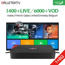 IPTV Arabic QHDTV 1 Year IP TV Box Leadcool Pro Android 7.1 OS RK3229 France IPTV Subscription Netherlands Belgium IP TV Code   