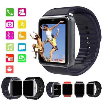

Fashion Smart Watch Clock Sync Notifier With Sim Card Bluetooth Connectivity For Android Phone