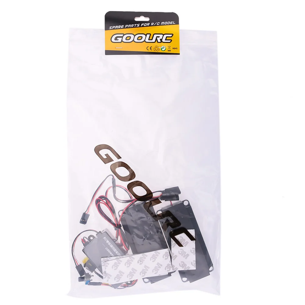 GoolRC Second Generation Cool Throttle Linkage Groups Engine Sound Simulator With 2 Speakers for RC Car Vehicle Model Part (1)