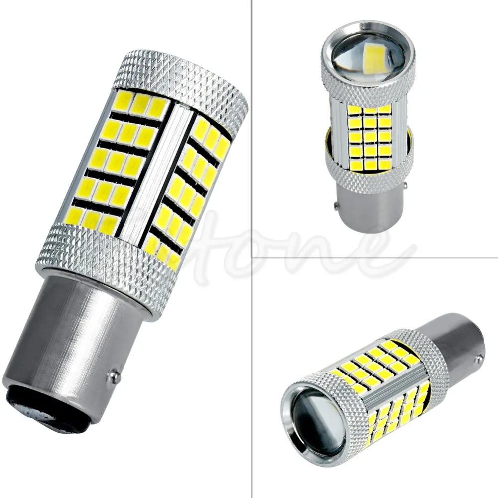 

1157 BAY15D 63 SMD 2835 LED Car Motor Brake Tail Light Lamps White