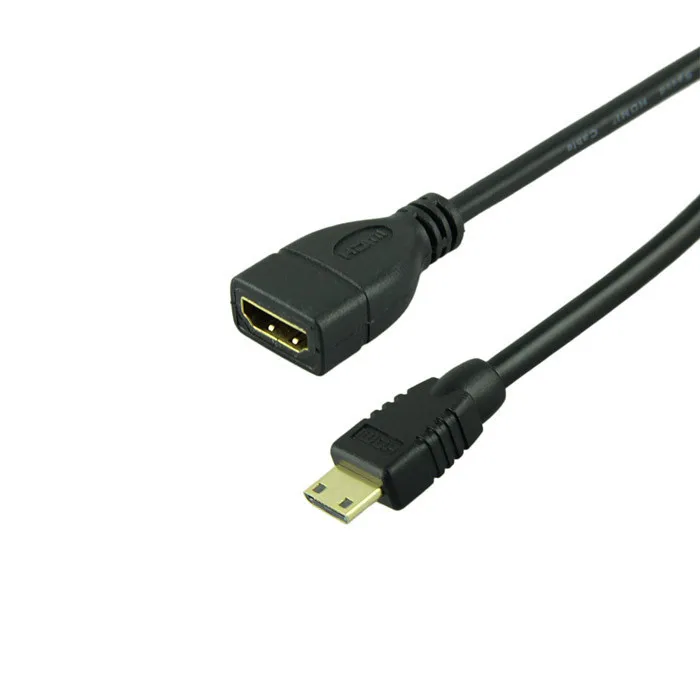 Micro HDMI Мужской к HDMI Женский Кабель-адаптер мини hdmi кабель конвертер 1080P для камеры gopro