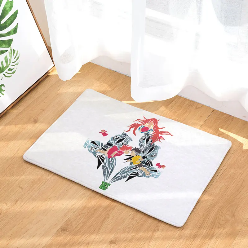 Entrance Anti-Slip Door Mat Cartoon Totoro Wolf Dragon Carpets Bedroom Rugs Decorative Stair Mats Home Crafts Entrance Anti-Slip Door Mat Cartoon Totoro Wolf Dragon Carpets Bedroom Rugs Decorative Stair Mats Home Crafts