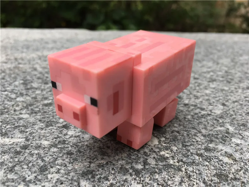 

Geniune Minecraft Overworld 6cm Length Pig By Jazwares New Loose
