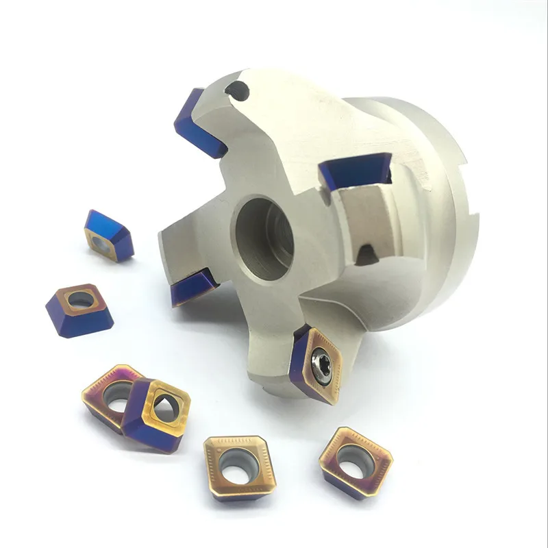 SEKT1204 10pcs+1pcs KM12 63-22-4T Milling Cutter carbide Insert Face Mill Shoulder For Machine | Инструменты