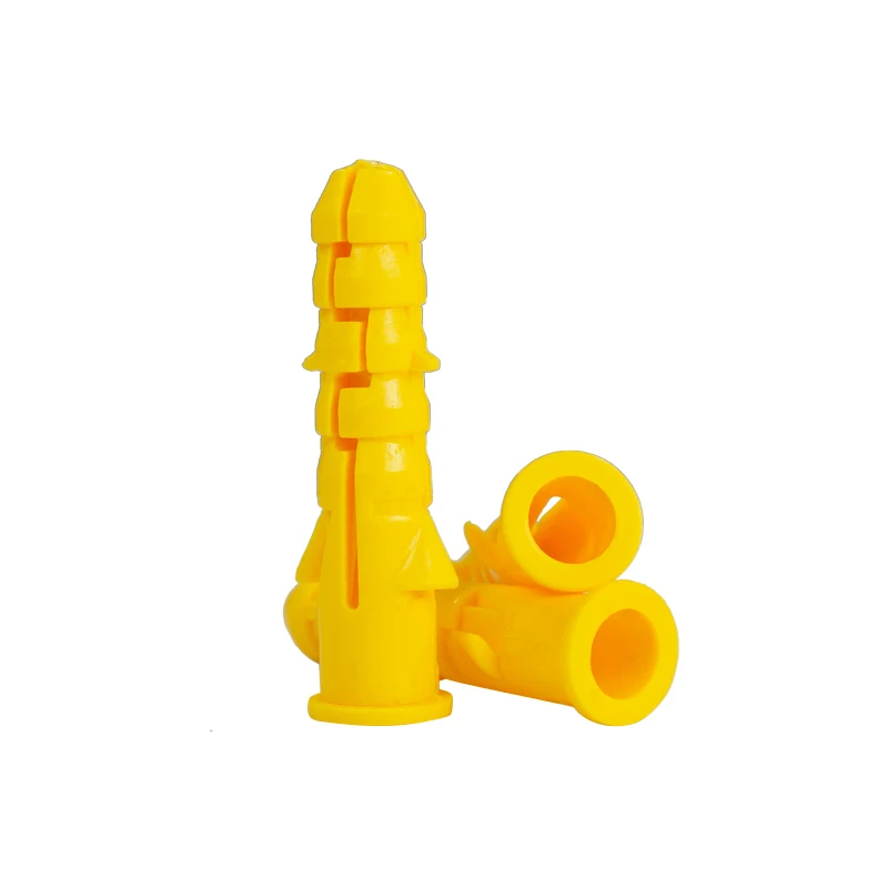 200 peças, m6 m8 m10, amarelo, plástico com âncora