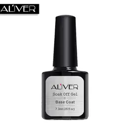Aliver подклада верхний слой и Базовое покрытие для ногтей Гель-лак профессиональный uv led гель