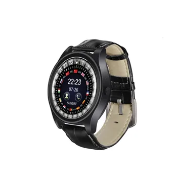 

Smart Watch Phone Touch Screen Wristwatch With SIM Card Slot HD Camera Vintage Leather Business Smartwatch Sport Fitness Watch