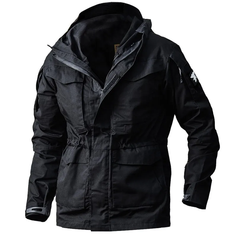 Весенне-осенняя Спортивная Военная ветровка для альпинизма M65, Мужская водонепроницаемая ветрозащитная камуфляжная тактическая куртка, пальто - Цвет: 1