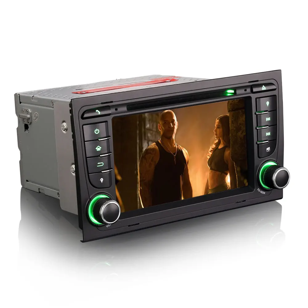Discount 7" Android 9.0 OS Car DVD Multimedia GPS Radio for Audi A4 2000-2008 & S4 2003-2008 & RS4 2002-2008 with 3G/4G Dongle Support 2
