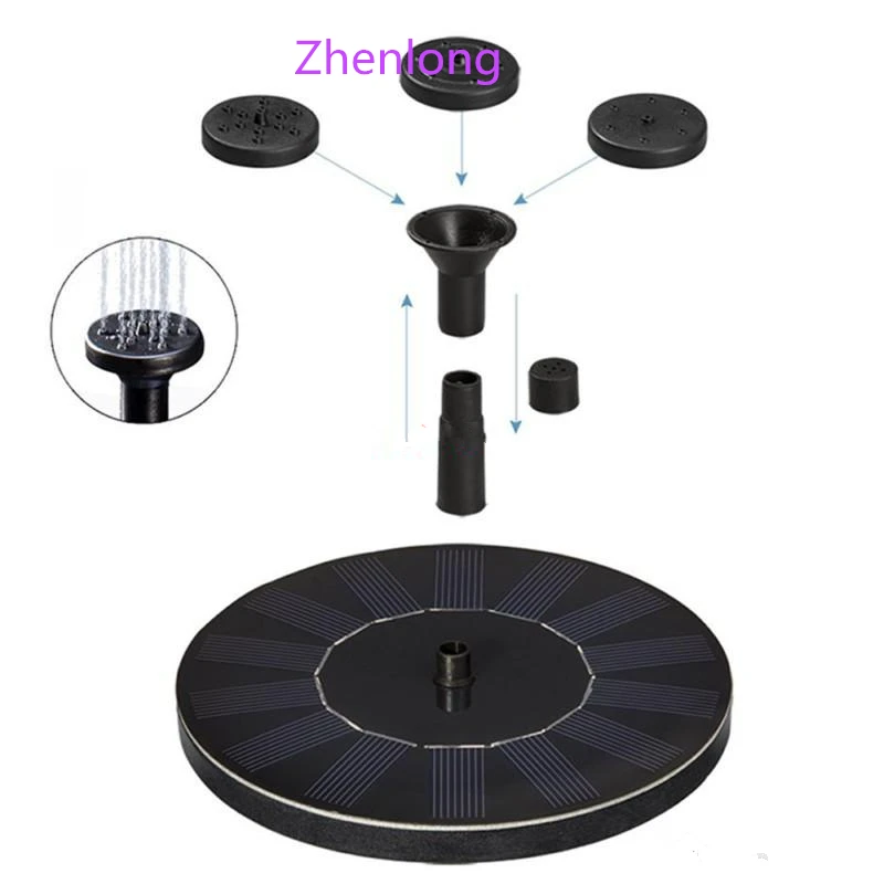 

New solar Water Pump Power Panel Kit Fountain Pool Garden Pond Submersible Watering Display with English Manaul