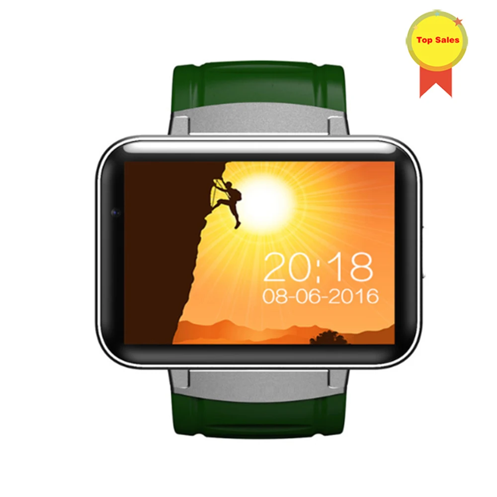 Bluetooth Smart Watch 2.2 inch Android OS 3G Smartwatch Phone MTK6572A Dual Core 1.2GHz 512MB RAM 4G ROM Camera WCDMA GPS v DM98