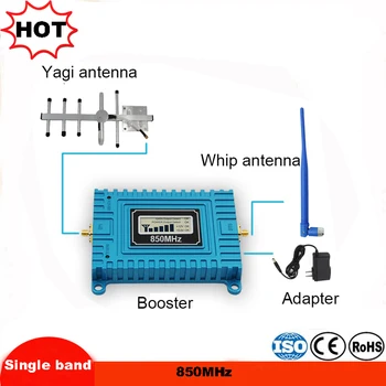 

mobile GSM signal booster 850 Repetidor GSM cellular phone GSM 850mhz signal repeater gsm signal amplifier full set LCD display