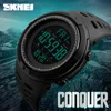 SKMEI – relojes deportivos para hombre, cronógrafo digital, LED, resistente al agua con Cronos y cuenta atrás, militar, masculino ► Foto 1/6