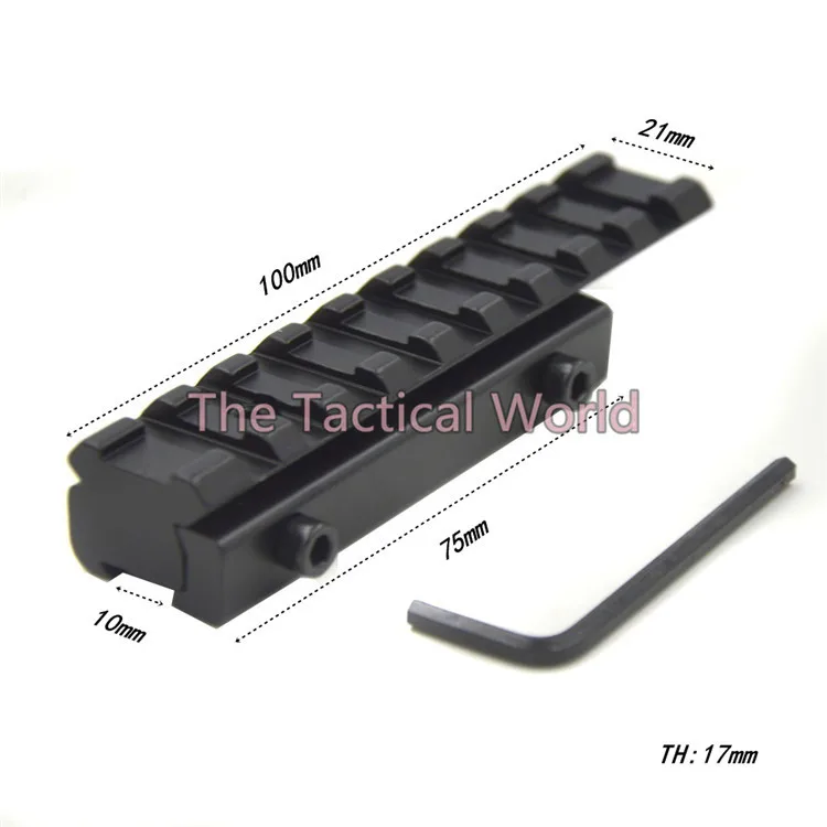 1PC-M55-Hunting-Dovetail-extend-11mm-to-20mm-Weaver-Rail-Adapter-Mount-extend-20mm-Picatinny-Weaver