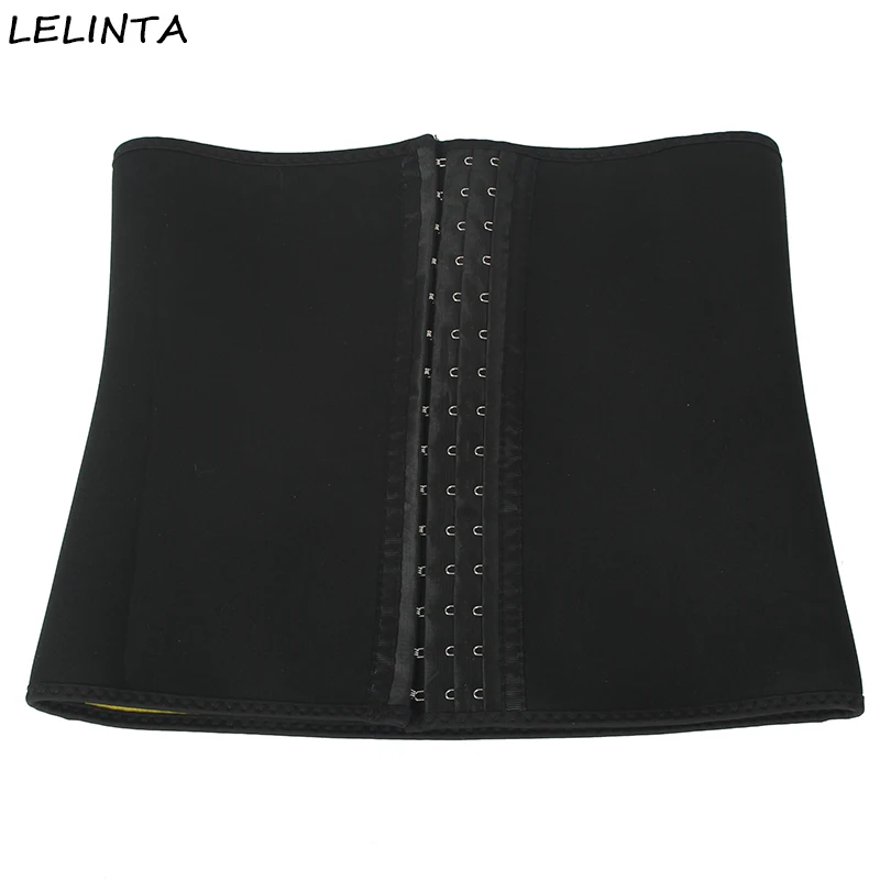 

LELINTA Neoprene Waist Trainer Corset Shapewear Tummy Control Belts Black Waist Cincher Women Girdles Workout Slim Body Shaper