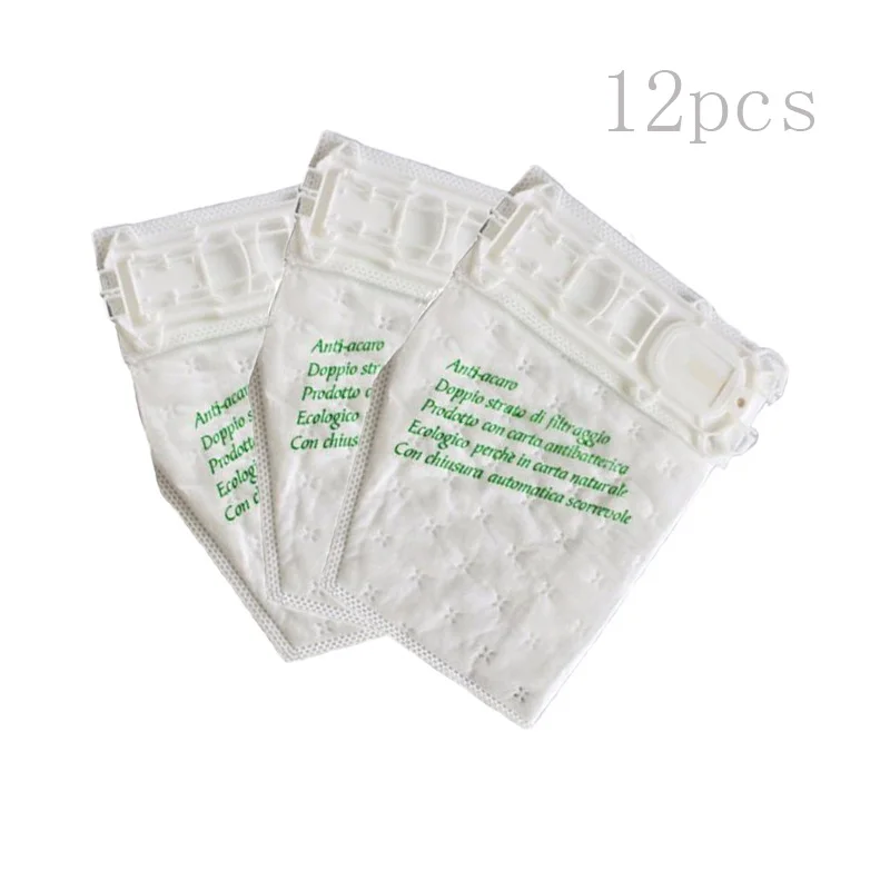 

12 Pcs /lot Dust Bag for Vorwerk VK135 VK136 Vacuum Cleaner Accessories Replacement for FP135 FP136 KOBOLD135 KOBOLD136 VK369