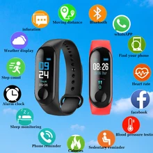 Смарт-браслет, водонепроницаемый фитнес-трекер M3 Pro, умный Браслет, кровяное давление, пульсометр, Смарт-часы, браслет