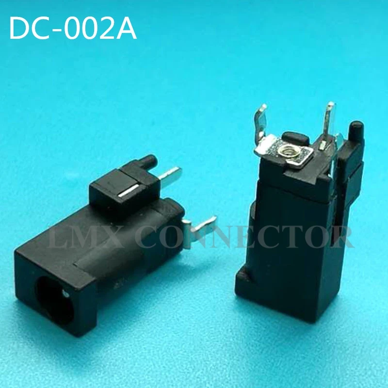 

100 шт./лот DC-002A DC разъем питания DIP 3 Pin разъем питания DC002A