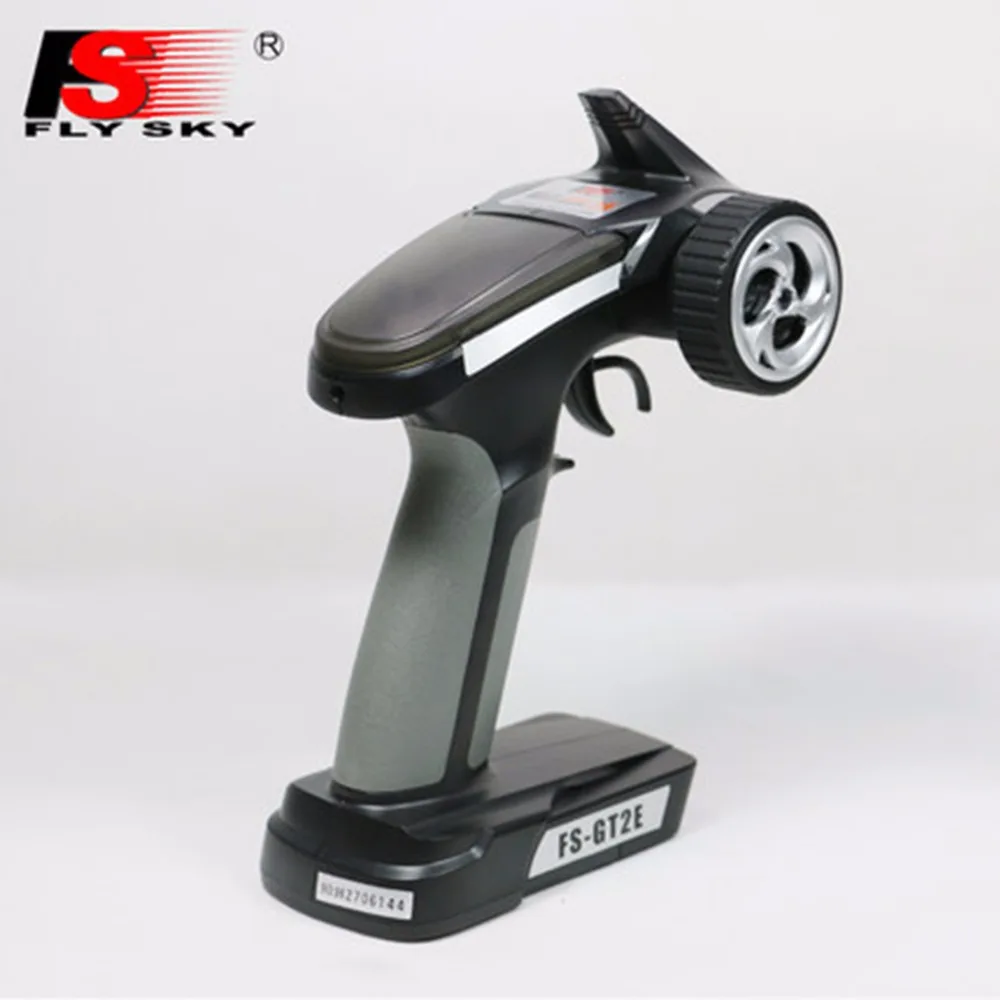 

Flysky FS-GT2E AFHDS Radio System Transmitter 3 Channels 2.4G Gun Control & Receiver For Remote Control Car Boat LED Display