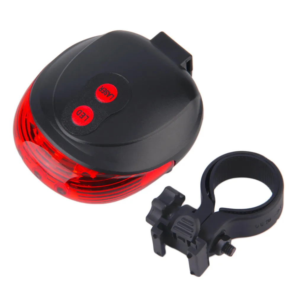 Top Hot 5 LED Ultra Bright Laser Beam MTB Mountain Bicycle Bike Cycling Rear Tail Warning Lamp Light Bike Accessories 20