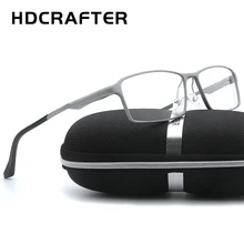 Оправа для очков из алюминиево-магниевого сплава, простая оправа для мужчин и женщин, оптическое стекло es оправа с прозрачным стеклом, брендовая прозрачная оправа для очков
