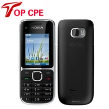 Nokia C2-01 Original Unlocked WCDMA Used Cell-Phone-C2-2.0 Keyboard Hebrew Bluetooth