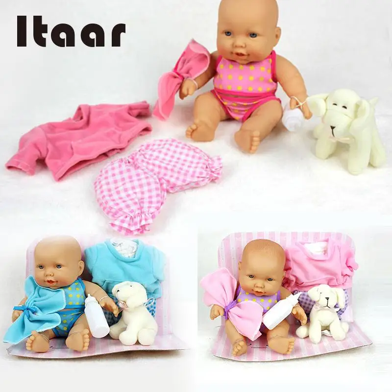 

Lovely Baby Infant Kid Artificial Reborn Baby Shaped Toy Soft Pacify Doll Gift