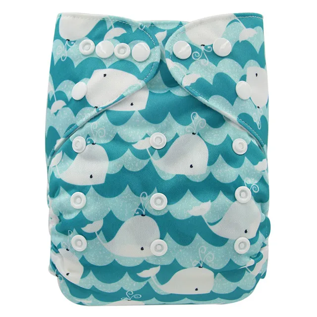 Ohbabyka бренд Fralda детские моющиеся многоразовые тканевые карманные подгузники один размер крышка обертывание PUL детские тканевые подгузники тренировочные штаны - Цвет: OB176